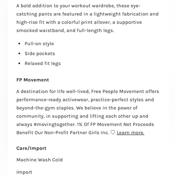 Free People Movement Heat Wave Wide-Leg Pants XS - Picture 9 of 9